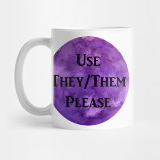 They/Them Please (purple) Mug